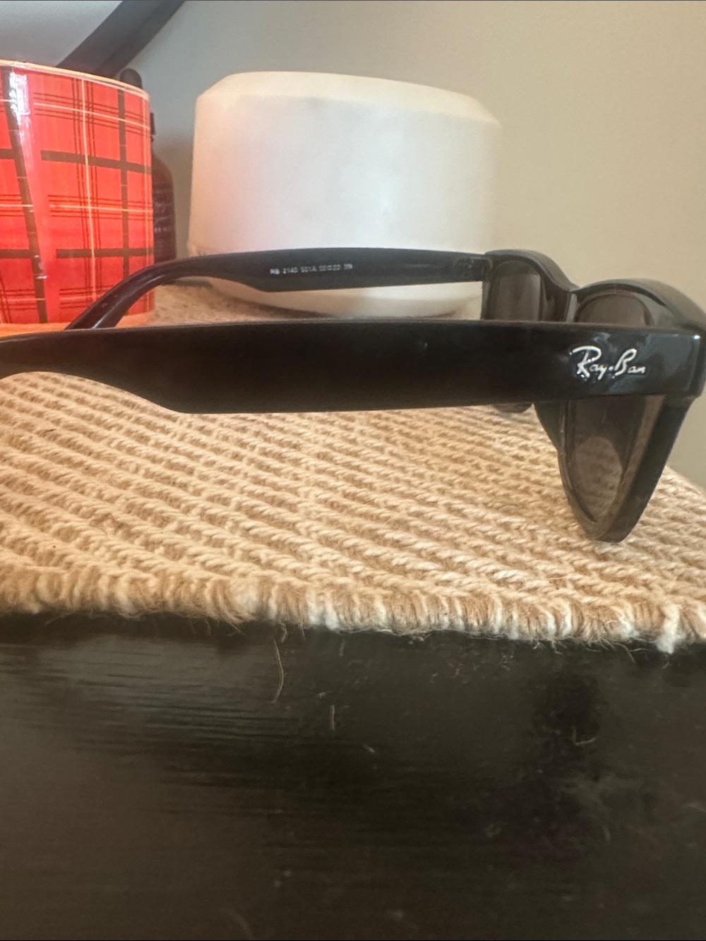 Ray-Ban Black Sunglasses with Dark Lenses - Picture 2 of 5